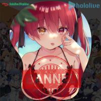 ราคา Hololive Houshou Marine Vtuber New 3D Oppai Silicone Soft Game Mousepad Keyboard แผ่นกันลื่นแผ่นรองเมาส์ขนาดเล็ก (12228248770)
