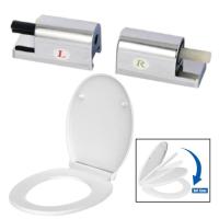 ราคา MALL2PCS Muji บานพับสกรูที่นั่งชักโครกชุดโถส้วมแบบนุ่มนุ่มเหมาะสำหรับเบาะนั่งห้องน้ำมาตรฐานที่สุดพร้อม HingeToilets คงที่ด้านบนและส่วนส้วม (20629650664)