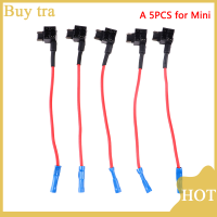 ราคา Buytra 5pcs Car Fuse Holder Add A Circuit TAP ADAPTER Micro MINI Standard ATM FUSE (20400121436)