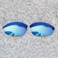 ราคา HOTnew E O S Polarized Enhanced Replacement es For Oakley Half Jacket Sunglasses Ice Blue Polarized Mirrorotsale (20358485385)
