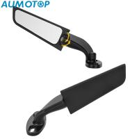 ราคา KKmoon กระจกมองหลังกระจกมองหลังปีกลมอะลูมิเนียมแบบปรับได้อัลลอยด์กระจกมองหลัง (20095495927)