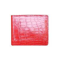 ราคา กระเป๋าตังค์ตุง หนาเกินไป ลองกระเป๋าหนังจระเข้ ใบนี้ ใส่ได้ทั้งเงิน ทั้งบัตร ทั้งสลิป หนังจระเข้แท้ มีความทนทาน และบางเฉียบ (17342227149)