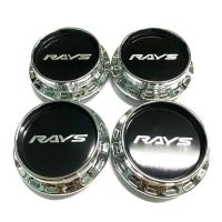 ราคา Style 4pcs 67mm Rays Car sport rim wheel cap Black Chrome High Style VOLK RACING RAYS Volk Racing Rays TE37 CE28 RE30 (18196227929)