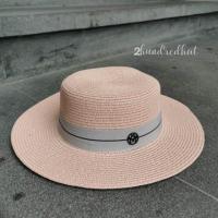 ราคา HatforU หมวกปานามา หมวกทรงเค้ก โลโก้ M งานสวยๆ พร้อมส่งจากไทยค่ะ (16542405660)