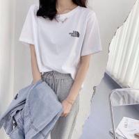 ราคา TheNorthFace การปักแขนสั้นคู่ชายและหญิงเสื้อยืดผ้าฝ้ายแบรนด์หลวมและอเนกประสงค์แขนแขนสั้นคอกลมแฟชั่นฤดูร้อนล่าสุด (17864690225)