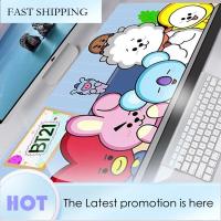 ราคา BT21 แผ่นรองเมาส์ขนาดใหญ่ แผ่นรองเมาส์เกมมิ่ง แผ่นรองเมาส์คอมพิวเตอร์ XXL พรมพื้นผิวม้า (20998351248)