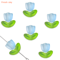 ราคา Fresh sky ลูกปัดดอกไม้ดอกทิวลิป10ชุดลูกปัดดอกไม้หลากสีลูกปัดหลากสีลูกปัดหลวมสำหรับกำไลข้อมือแบบทำมือเครื่องประดับ (21106828649)