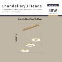 ราคา โคมไฟระย้า ทรงสี่เหลี่ยม สไตล์นอร์ดิก โมเดิร์น สร้างสรรค์ สําหรับติดเพดานตกปลา (20678186697)