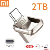 ราคา ร้อนเดิม2ไตรโลไบต์โลหะดิสก์ U 2 IN 1 OTG 1024กิกะไบต์64กิกะไบต์แฟลชไดรฟ์ USB 3 1 512กิกะไบต์1ไตรโลไบต์ไดรฟ์ปากกา Memory Stick Type C อะแดปเตอร์ (20300261724)