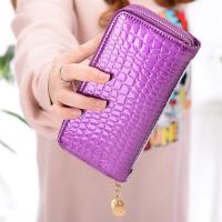 ราคา กระเป๋าสตางค์ใบยาวสำหรับผู้หญิงมีซิปคู่สองชั้นจากของผู้หญิงความจุขนาดใหญ่เกาหลีมือถือหนังแก้วไม่มีช่องใส่โทรศัพท์ (19479676495)