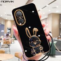 ราคา NORVIK เคสมือถือชุบโลหะหรูหราสีดำพร้อมสายคล้องสำหรับ Huawei Nova 11 11i 10 9 8i 7 Y91 Y71 Y90 Y70 Y61 Y7A P60 Honor Magic 5 4 90 70 50 X9A X6 X7A 5 5 5 4 90 70 70 50 x6a SE Lite Pro 4G 5G ปลอกอ่อน N1 