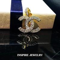 ราคา INSPIRE JEWELRY จี้พลอย ฝังเพชรที่รอบเม็ดกลาง งาน Design เกรดพรีเมี่ยม ตัวเรือนหุ้มทองแท้24K (16604078881)