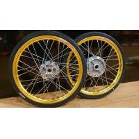 ราคา ชุดล้อทองอ่อน YOKO พร้อมดุมกระจกเงา 1 40x17 พร้อมยางนอก ยางใน IRC NR58 2 00 17 หน้า หลัง พร้อมชุดลูกปืนใส่ W110i W125i ปลาวาฬ (19624704797)