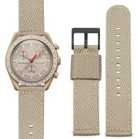 ราคา Quick Release สายนาฬิกาไนลอนสำหรับ Omega Co Branded Swatch สาย SwatchXOmega Planet Watch 20Mm (16716273807)