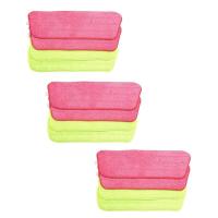 ราคา 12Pcs Spray Mop Replacement Pads Washable Refill Microfiber Wet Dry Cleaning Use Reusable Cleaning Supply Green Red (15935493683)