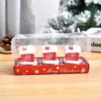 ราคา คริสต์มาสเทียน Tealight Handmade สีสัน Santa Claus Snowman ต้นไม้เทียนตกแต่งสำหรับ Xmas Eve Party ตกแต่งเทียน (21138587173)