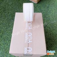 ราคา พร้อมส่ง เทปปิดกล่องพัสดุ เทป Thank you เทปขอบคุณ เทปกาวOPP หนา 2 ยาว 45 หลา สีชมพูพาสเทล สีฟ้า เหนียวแน่น เทปน่ารัก (10431116060)