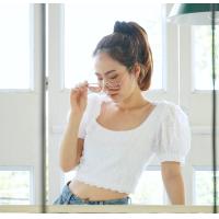 ราคา weerin Dolly crop เสื้อครอปลูกไม้ เสื้อแขนตุ๊กตา เสื้อลูกไม้แขนตุ๊กตา เสื้อแขนพอง มี5สี (8838167986)