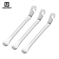 ราคา ก้านยางล้อเหล็กสำหรับขี่จักรยานตะขอเครื่องมือซ่อมแซมยางรถจักรยานโค้งจำนวน3ชิ้น (20817746994)