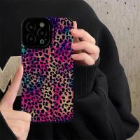 ราคา เคสโทรศัพท์หนังสุดหรูพิมพ์ลายเสือดาวหลากสีสำหรับ iPhone 14 13 12 11 Pro Max 12 13 Mini 6 6S 7 8 Plus X XR XS Max ปลอกโทรศัพท์แบบนิ่มกันกระแทกแฟชั่นที่สร้างสรรค์ฝาครอบโทรศัพท์พร้อมเลนส์ครอบเต็มฝาครอบป้