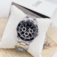 ราคา นาฬิกาผู้ชาย นาฬิกา ผู้ชาย นาฬิกาข้อมือ คาสิโอ สวยมาก สายนาฬิกา สแตนเลส หน้าปัด วงใน เข็มมีพรายน้ำ ขนาด 42 มม แถมกล่องฟรี (19440040833)