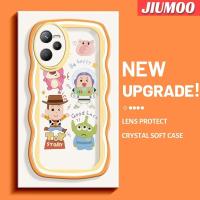 ราคา JIUMOO เคสสำหรับ Realme C35 Narzo 50A Prime Case แฟชั่น Toy Story ขอบครีมลูกคลื่นเคสมือถือกันกระแทกแบบใสนิ่มโปร่งใสลายกล้องถ่ายรูปสร้างสรรค์เรียบง่ายปลอกป้องกันอ่อนโยน (18901982520)