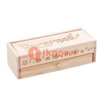 ราคา I Know CreativeDelicate And Cute Storage BoxMulti Functional Wooden DIY Small Blackboard DrawerPencil BoxKorean Stationery Box (16950991710)