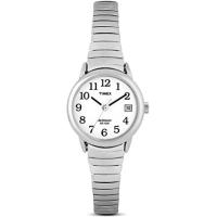 ราคา Timex Womens T2H371 Quartz Easy Reader Watch with White Dial Analogue Display and Silver Stainless Steel Bracelet Womens (19503262008)