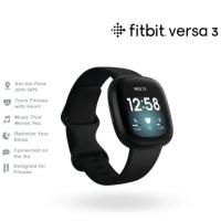 ราคา Fitbit Versa 3นาฬิกาอัจฉริยะของแท้นาฬิกาสมาร์ทวอท์ชออกกำลังกายกันน้ำเครื่องวัดชีพจร GPS นับก้าวเครื่องติดตามสุขภาพสำหรับแอนดรอยด์ IOS (18635314065)