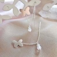 ราคา ต่างหูเงินหินเรนโบว์มูนสโตน Rainbow Moonstone (18354603919)