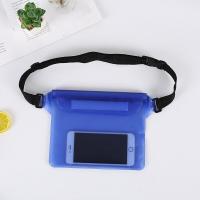 ราคา GUUGEI Mobile Phone Waterproof Bag Outdoor Waterproof Swimming Bag Beach Three layer Sealed PVC Storage Waist Bag Beach Bag Ski Rafting Diving Shoulder Waist Bag Underwater Mobile Phone Bag (158815273