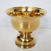 ราคา พานแว่นฟ้า 8 นิ้วครึ่ง พานทองเหลืองหล่อหนา ราคาใบละ (15832254589)