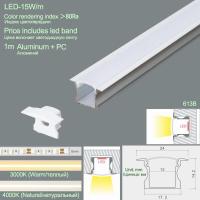 ราคา LED backlight strip in Recessed aluminum profile with screen floor LED Light ceiling High Brightness LED Rigid Strip wall lamps (8616697299)