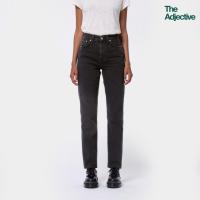 ราคา Nudie Jeans Breezy Britt Black Worn กางเกงยีนส์ทรงบอยเฟรนด์ สีดำเฟดสวย หลวมๆ กระดุม สอบเข้ารูป แฟชั่นผู้หญิง (17770107573)