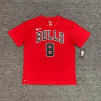 ราคา NBA Mens Plus Size Basketball Sports Michael Jordan T shirt Chicago Bulls Derrick Rose Zach LaVineT Shirt Quick Dry Breathable High Quality Short Sleeve (19771669282)