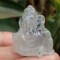 ราคา พระพิฆเนศแกะสลักแก้วโป่งข่าม แก้วปวกหรือปะการังสีเขียว สวยงาม งานแกะละเอียด (18165324741)