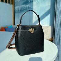 ราคา 2023 new TORY BURCH T B 2023 New Felix Cowhide Bucket Bag Shoulder Bag (20015876114)