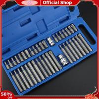 ราคา TEQIN IN stock 40Pcs 1 2in 3 8in Adaptor Drive Shank Hex Torx XZN Spline Star Impact Socket Set Metric Socket Set Ratchet Driver Socket Wrench (20999437045)