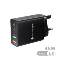 ราคา Elough เครื่องชาร์จ PD USB 45Wที่ชาร์จเร็ว3 0 Type C อะแดปเตอร์ชาร์จสำหรับเร็ว iPhone 14 Pro จอแสดงผลดิจิตอลเครื่องชาร์จติดผนังโทรศัพท์แบบพกพา (20319365163)