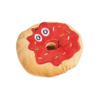 ราคา ตุ๊กตาหนานุ่มโดนัทแบบโต้ตอบสำหรับกัดบดฟันสนุกเสียงดังเอี๊ยดของเล่นบรรเทาความเครียดอุปกรณ์สำหรับสุนัข (19939899035)