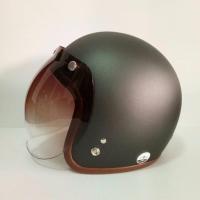 ราคา AVEX หมวกกันน็อควินเทจคลาสสิค รุ่นLB สีเทาด้าน คิ้วนำ้ตาล ผ้านำ้ตาล พร้อมชิวBUBBLE สีทูโทน (18971768453)