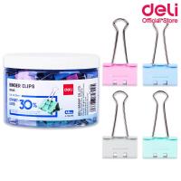 ราคา Deli คลิปหนีบกระดาษขนาด 25mm 48 ชิ้น 8554S Binder Clips 25mm ลวดเสียบกระดาษ คลิปเสียบกระดาษ คลิปหนีบกระดาษ อุปกรณ์สำนักงาน เครื่องใช้สำนักงาน (6910346807)