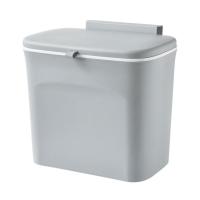 ราคา ถังขยะติดผนังที่แขวนได้ประตูและลิ้นชักพร้อมฝาถังขยะติดผนังห้องครัวห้องน้ำถังขยะ (19923118023)