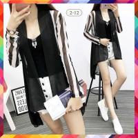 ราคา เสื้อคลุมเกาหลี ผ้าชีฟอง ผ้าตาข่าย หน้าสั้น หลังยาว ผ้าโปร่งบางเบา ขนาดฟรีไซส์ กดเลือกแบบที่ต้องการมี 15 แบบ เสื้อคลุม2 (10135921423)