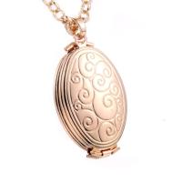 ราคา New Retro Carved flower Mini Photo locket Pendant Romantic Memory Photo necklace copper Album box necklace Women jewelry (11374991456)