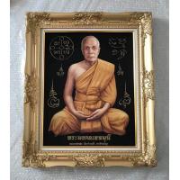 ราคา ผ้าพิมพ์กำมะหยี่ หลวงพ่อสด วัดปากน้ำ ภาษีเจริญ พร้อมกรอบหลุยส์ทองขนาดรวมกรอบ21x26นิ้วโปรแถมพระนางพญารุ่นเสาร์๕ (616350487)