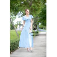 ราคา พร้อมส่ง S 4XL Jungkook ฟ47 Maxidress เดรส เดรสยาว เดรสสีฟ้า ชุดเดรสทรงเจ้าหญิง เดรสลูกไม้ เดรสสาวอวบ ชุดสาวอวบ เดรสใส่ไปงานแต่ง ชุดใส่วันแม่ เดรสใส่วันแม่ เดรสใส่ไปทำบุญ ใส่ไปทะเล ใส่ไปวัด (197782208