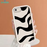 ราคา เคส ZeroQiQi เคสสำหรับ Apple iPhone 5 6 7 8 6 Plus 6S 6S Plus X SE 2020 SE 2022 XR XS XS MAX ซิลิโคนนิ่มเคสวอลเปเปอร์หินทรงสี่เหลี่ยมลายม้าลายสีดำมีกล้องคลุมทั้งหมดเคสโทรศัพท์กันกระแทก (21128420535)