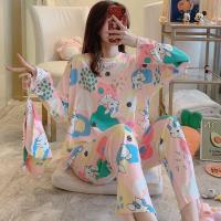 ราคา แขนยาว Sleepwear ผู้หญิงบวกขนาด Sleepwear ผู้หญิงเกาหลีรุ่น Outwear ผู้หญิงชุดนอนชุดบ้าน (20458509913)