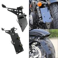 ราคา รถจักรยานยนต์ด้านข้าง Mount cket ป้ายทะเบียนไฟท้ายสำหรับ Harley Sportster Iron 883 1200 XL883 XL1200 Forty Eight 2004 2022 (19982147712)